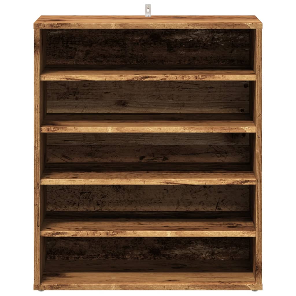 Shoe Cabinet Old Wood 60x35x70 cm Engineered Wood