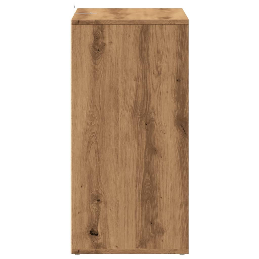 Shoe Cabinet Artisan Oak 60x35x70 cm Engineered Wood