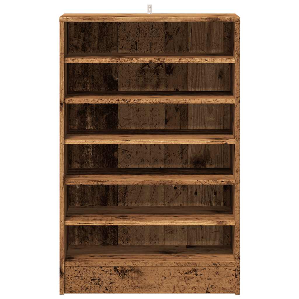 Shoe Cabinet Old Wood 60x35x92 cm Engineered Wood