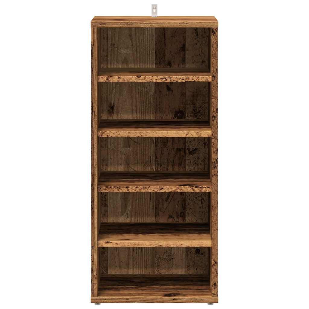 Shoe Cabinet Old Wood 32x35x70 cm Engineered Wood