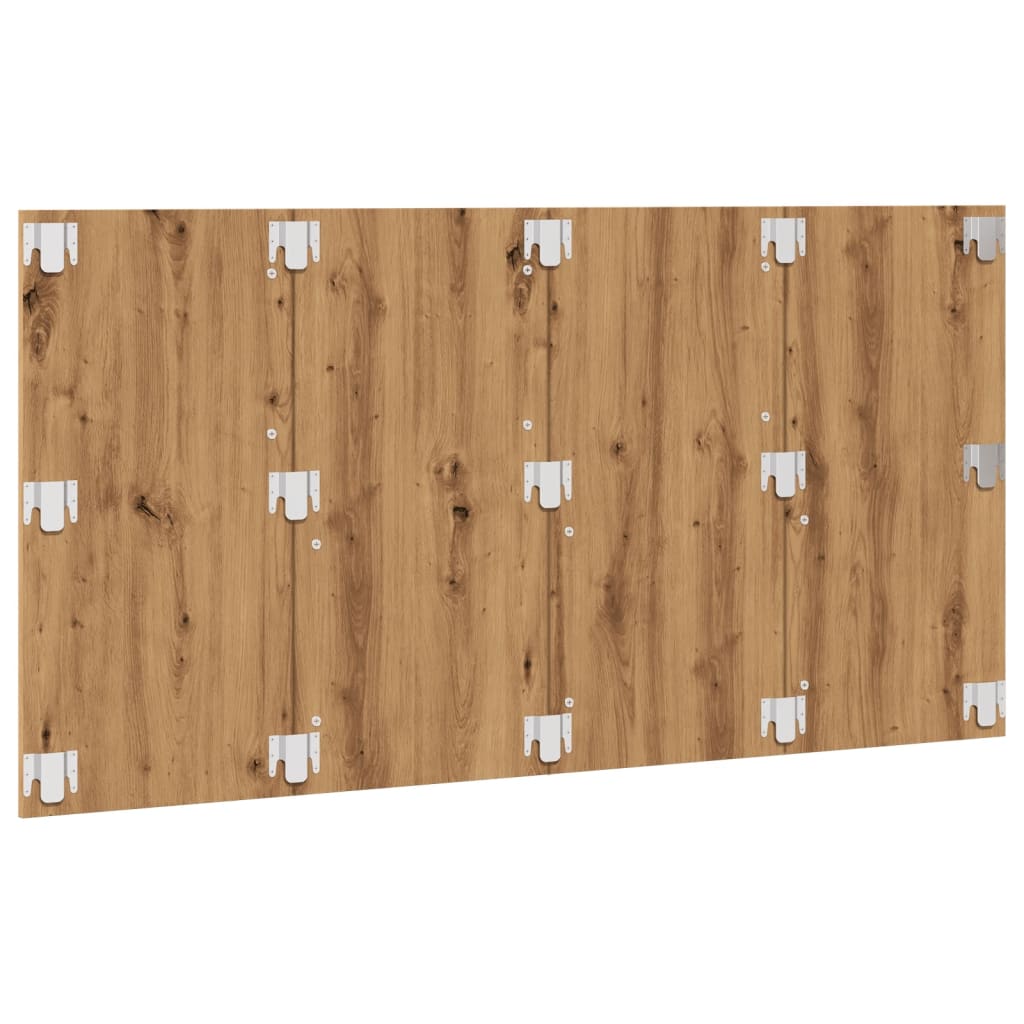 Bed Headboard Artisan Oak 160x1.5x80 cm Engineered Wood