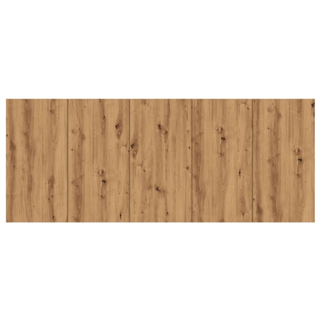 Bed Headboard Artisan Oak 200x1.5x80 cm Engineered Wood