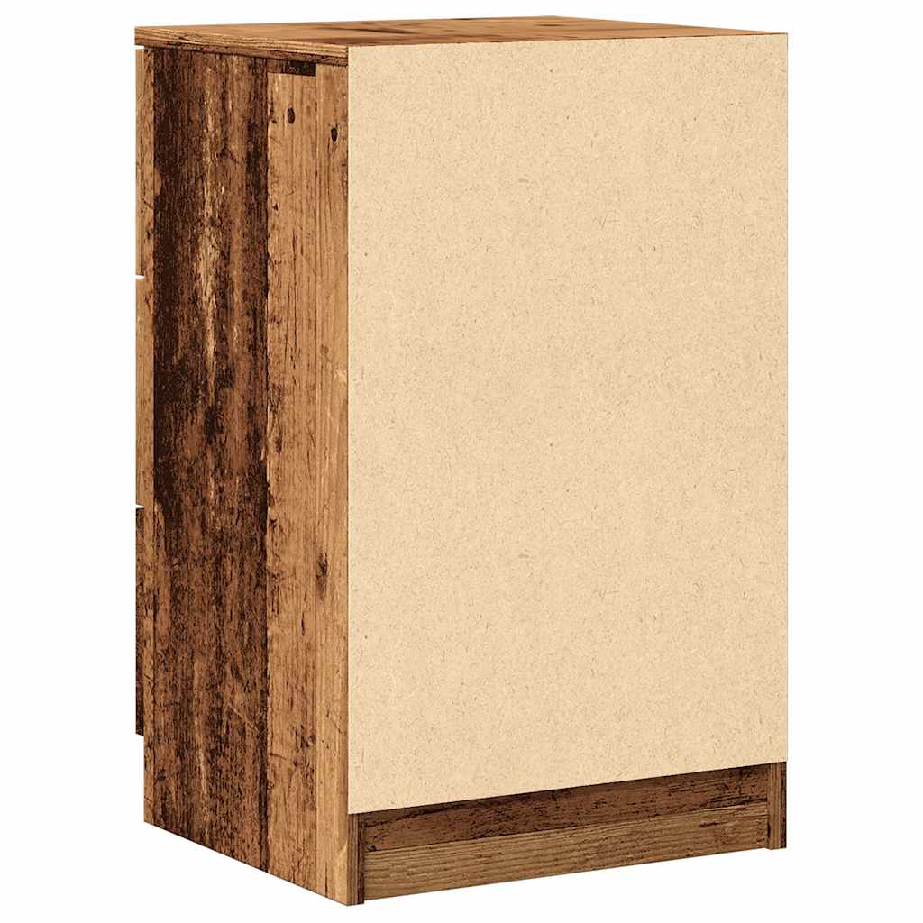 Bedside Cabinet Old Wood 40x36x65 cm Engineered Wood