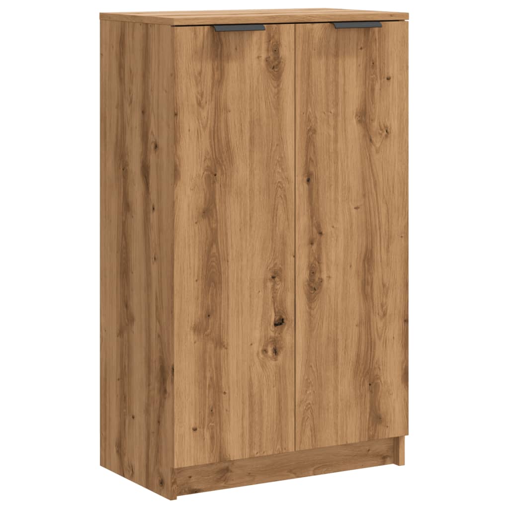 Shoe Cabinet Artisian Oak 59x35x100.5 cm Engineered Wood