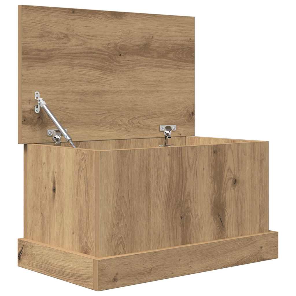 Storage Box Artisan Oak 30x50x28 cm Engineered Wood