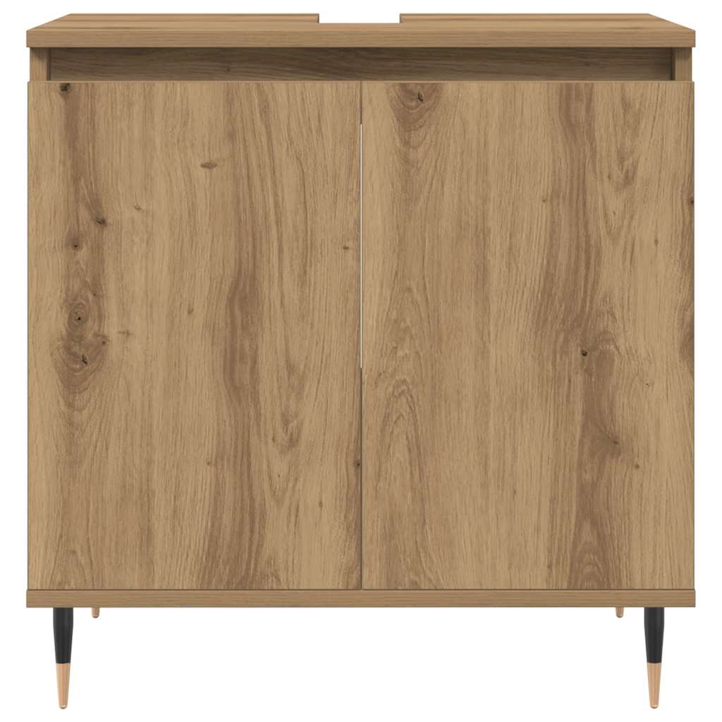 Bathroom Cabinet Artisan Oak 58x33x60 cm Engineered Wood