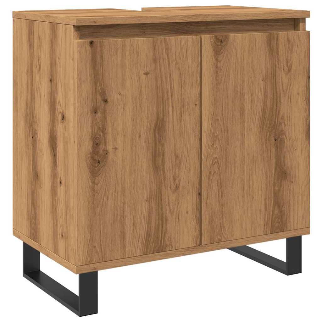 Bathroom Cabinet Artisan Oak 58x33x60 cm Engineered Wood