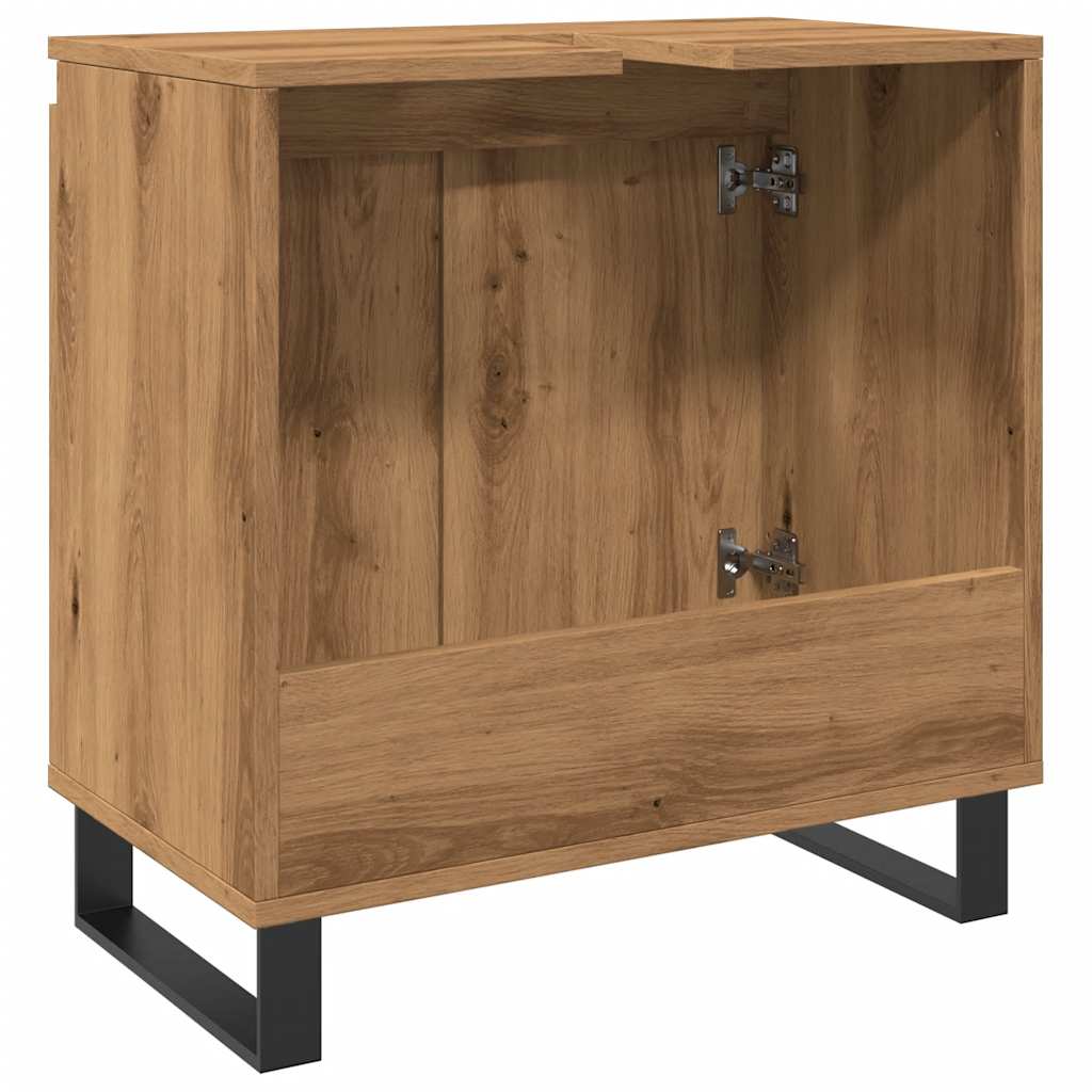 Bathroom Cabinet Artisan Oak 58x33x60 cm Engineered Wood