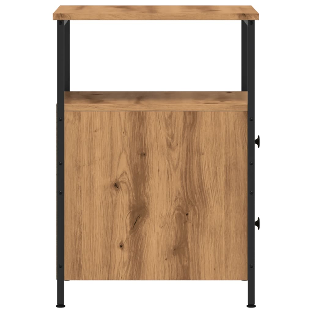Bedside Cabinet Artisan Oak 34x35.5x50 cm Engineered Wood