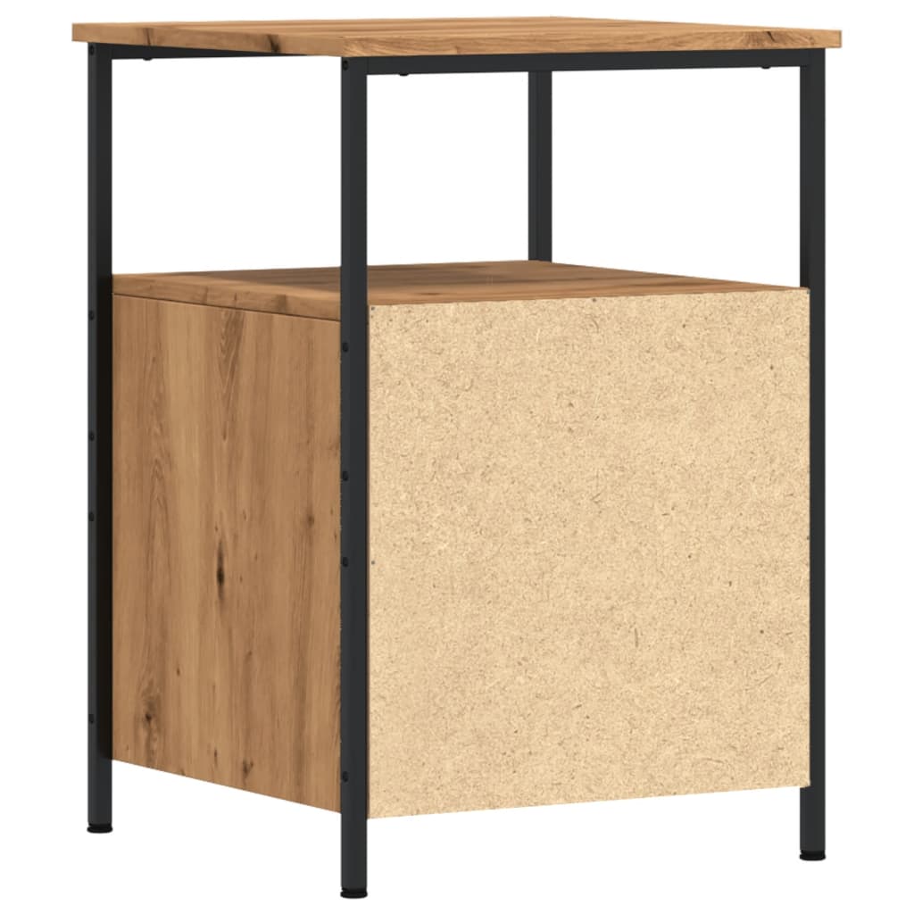 Bedside Cabinet Artisan Oak 34x35.5x50 cm Engineered Wood