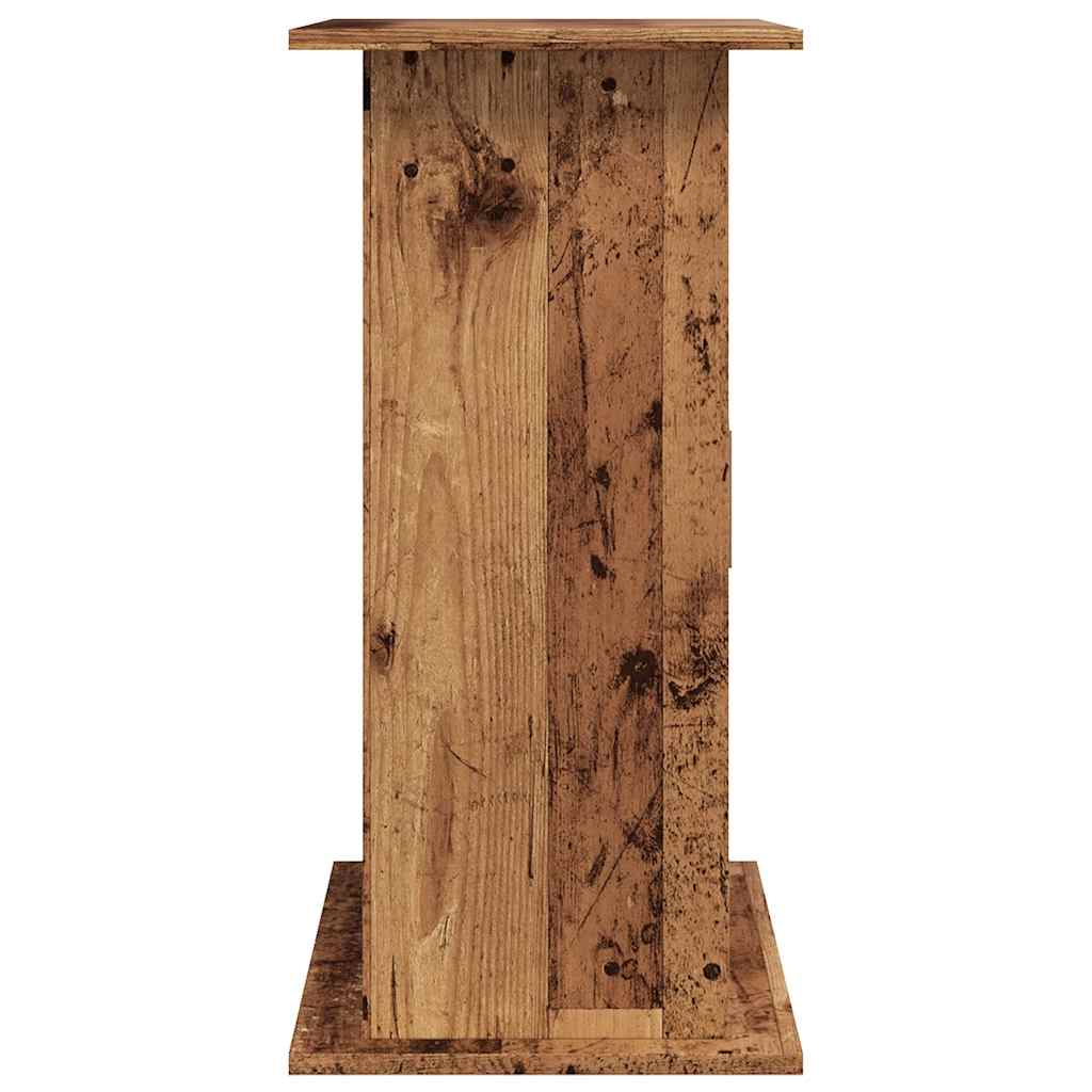 Aquarium Stand Old Wood 81x36x73 cm Engineered Wood