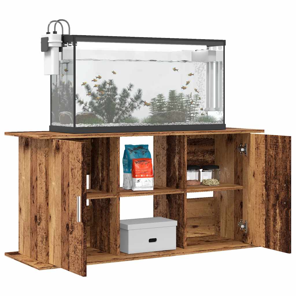 Aquarium Stand Old Wood 121x41x58 cm Engineered Wood