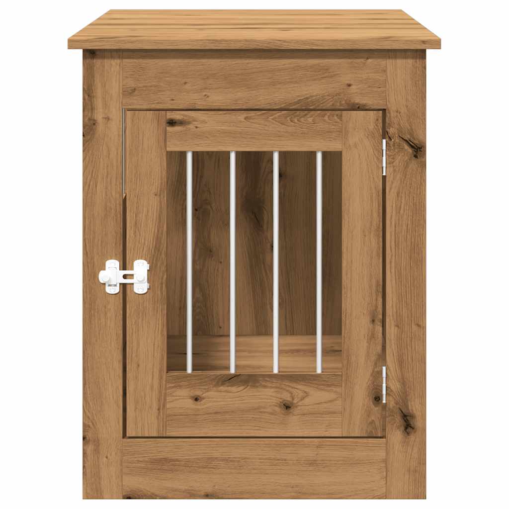 Dog Crate Furniture Artisan Oak 55x80x68 cm Engineered Wood