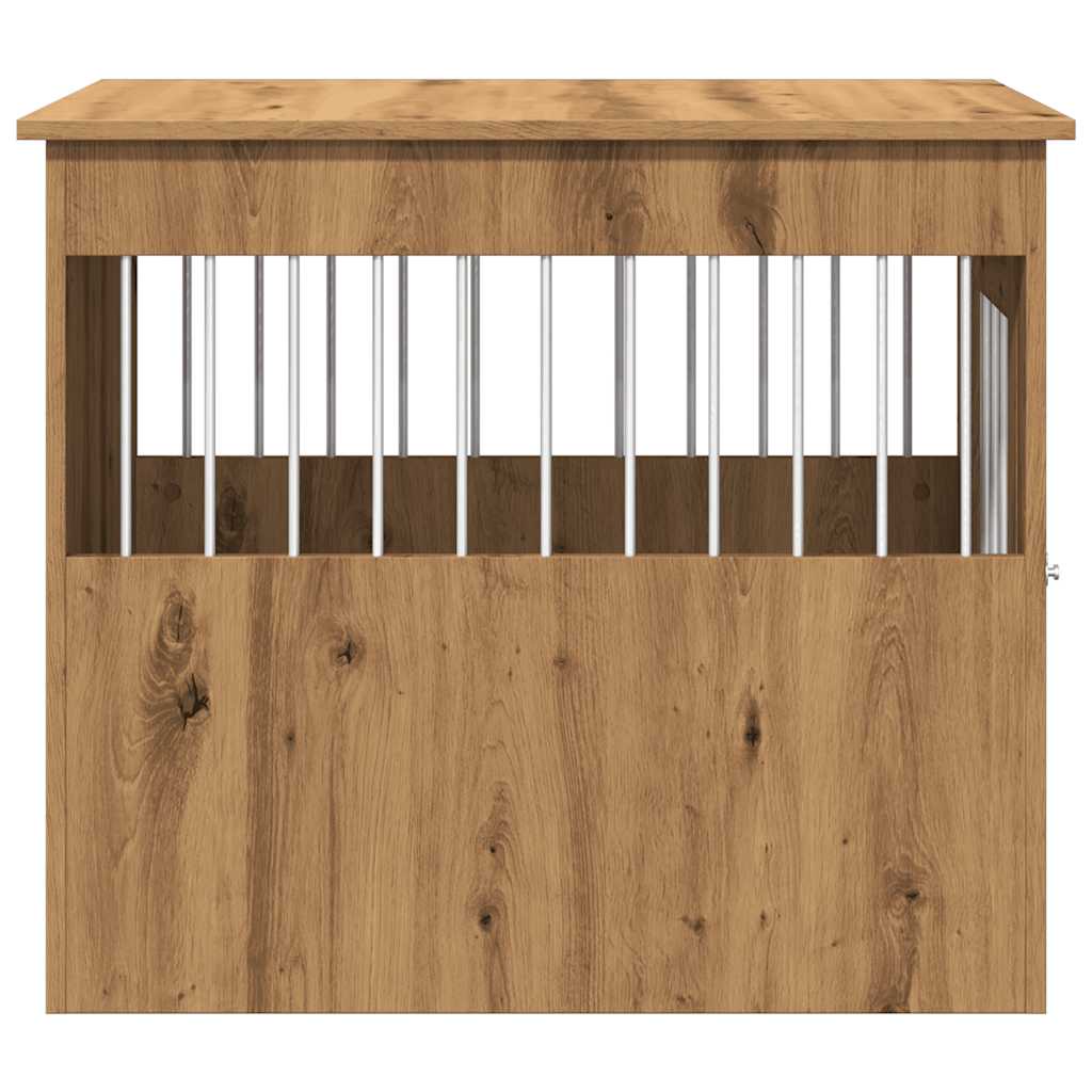 Dog Crate Furniture Artisan Oak 55x80x68 cm Engineered Wood