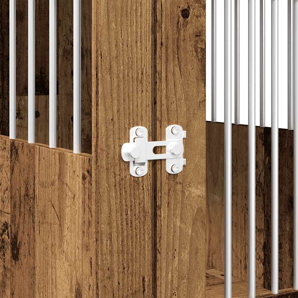 Dog Crate Furniture Old Wood 64.5x80x71 cm Engineered Wood
