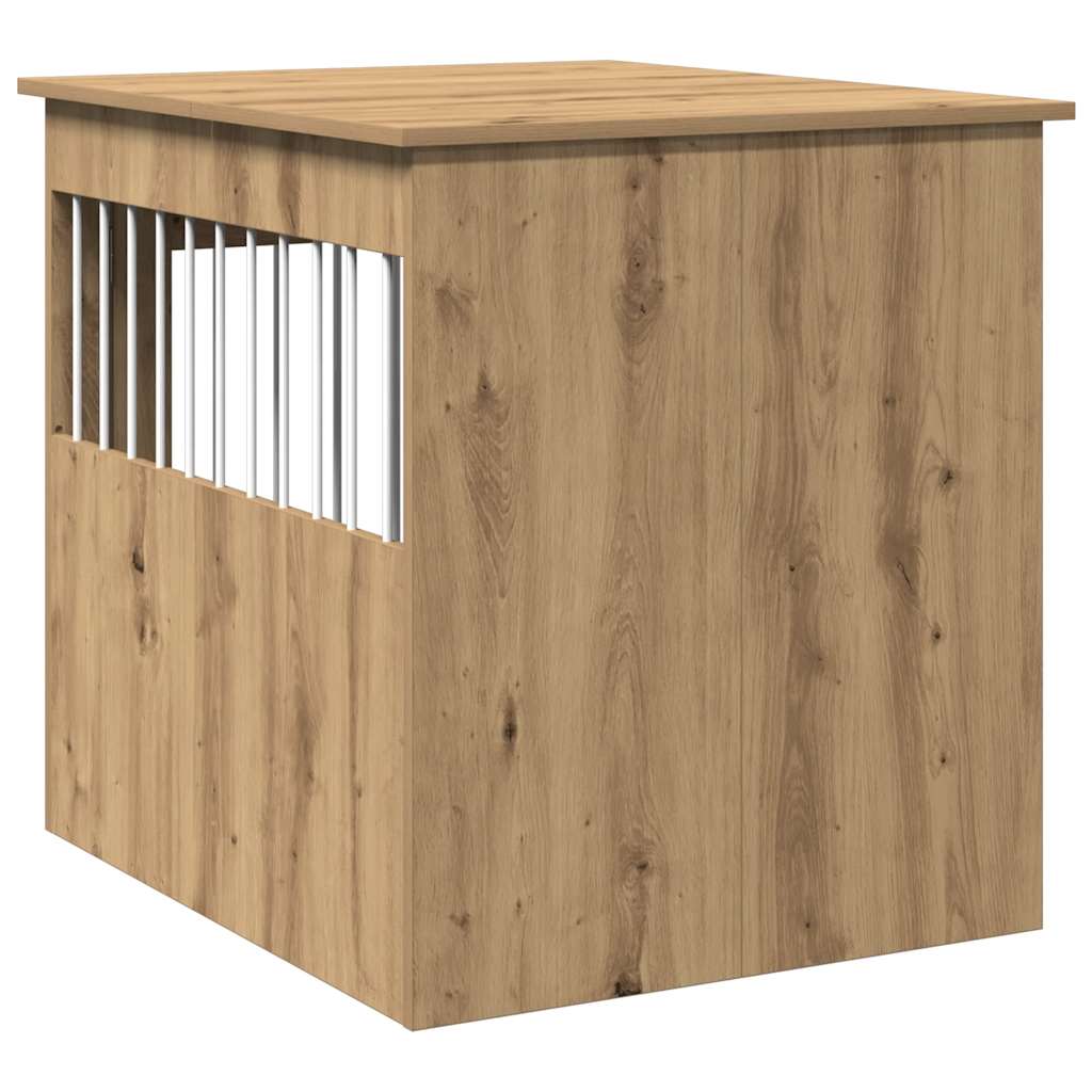 Dog Crate Furniture Artisan Oak 64.5x80x71 cm Engineered Wood