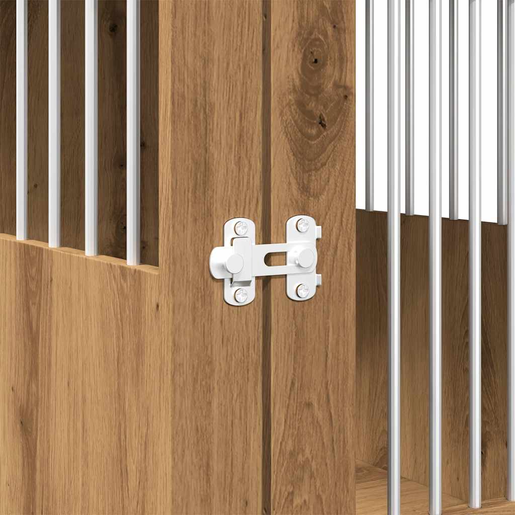 Dog Crate Furniture Artisan Oak 64.5x80x71 cm Engineered Wood