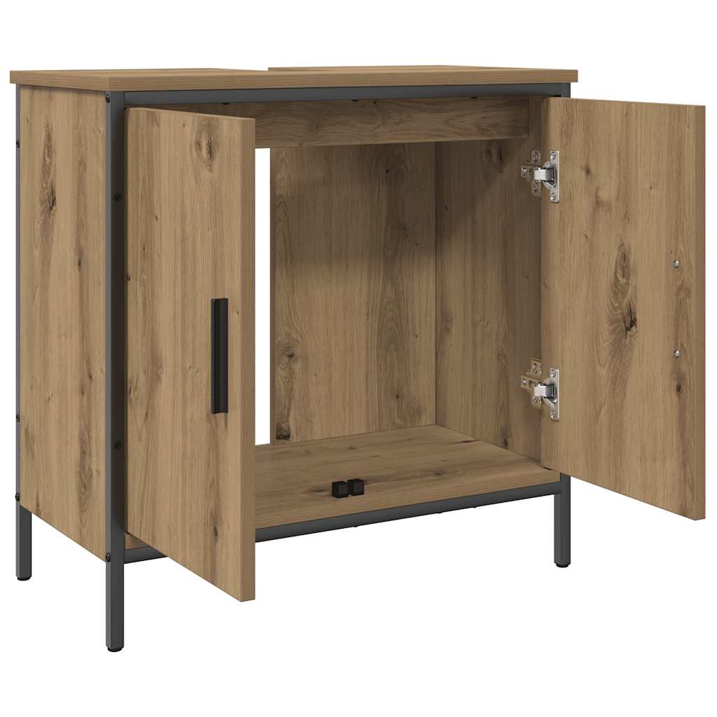 Sink Cabinet Artisan Oak 60x30x60 cm Engineered Wood