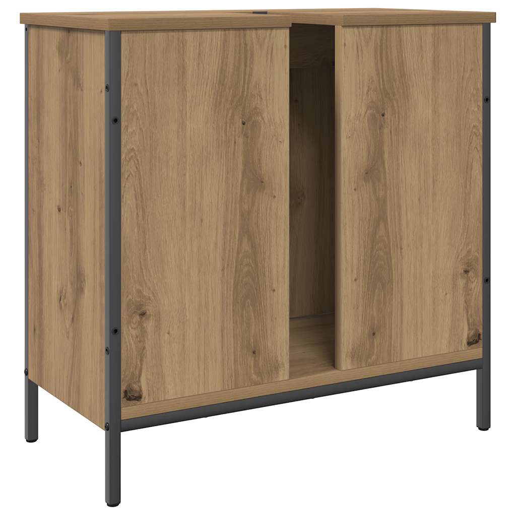 Sink Cabinet Artisan Oak 60x30x60 cm Engineered Wood
