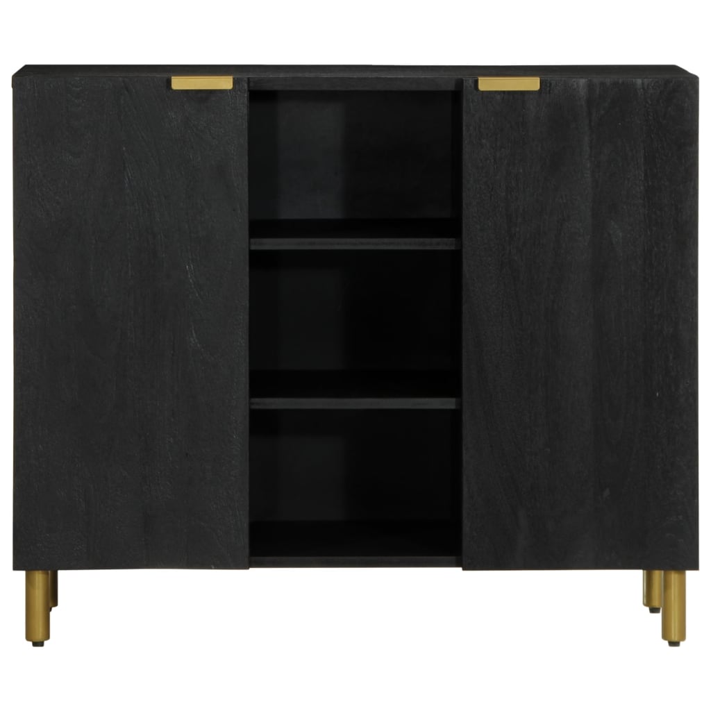 Sideboard Black 90x33x75 cm Engineered Wood