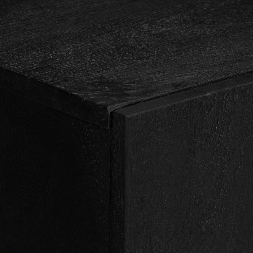 Sideboard Black 90x33x75 cm Engineered Wood