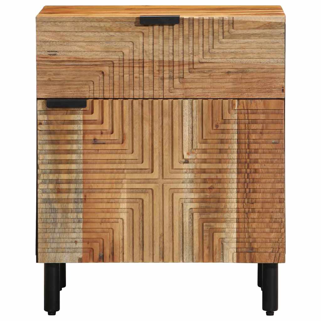 Bedside Cabinet Brown 50 x 33 x 60 cm Solid acacia wood