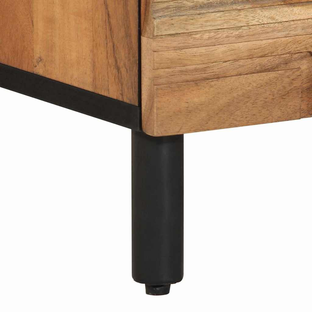Bedside Cabinet Brown 50 x 33 x 62 cm Solid acacia wood