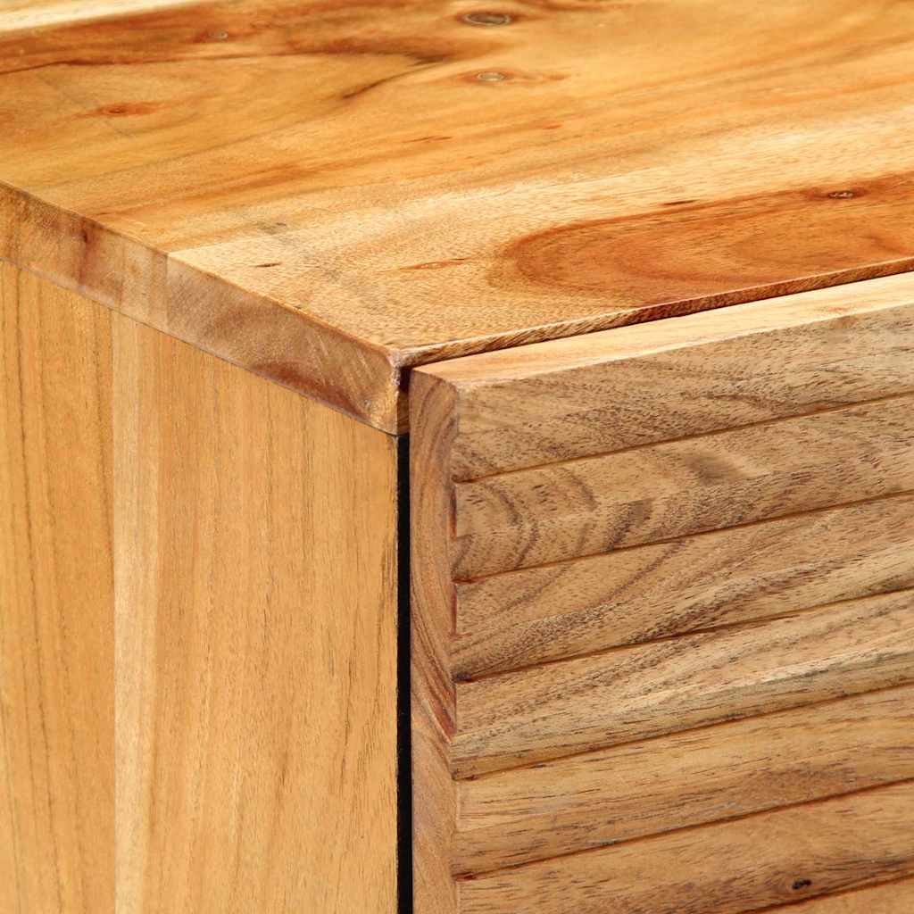 Bedside Cabinet Brown 50 x 33 x 60 cm Solid acacia wood