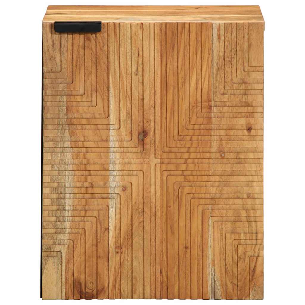 Bathroom Hanging Cabinet with Shelf Brown 38 x 33.5 x 48 cm