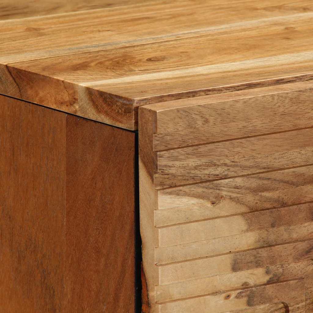 Sideboard with Shelf Brown 40 x 33 x 75 cm Solid Acacia wood