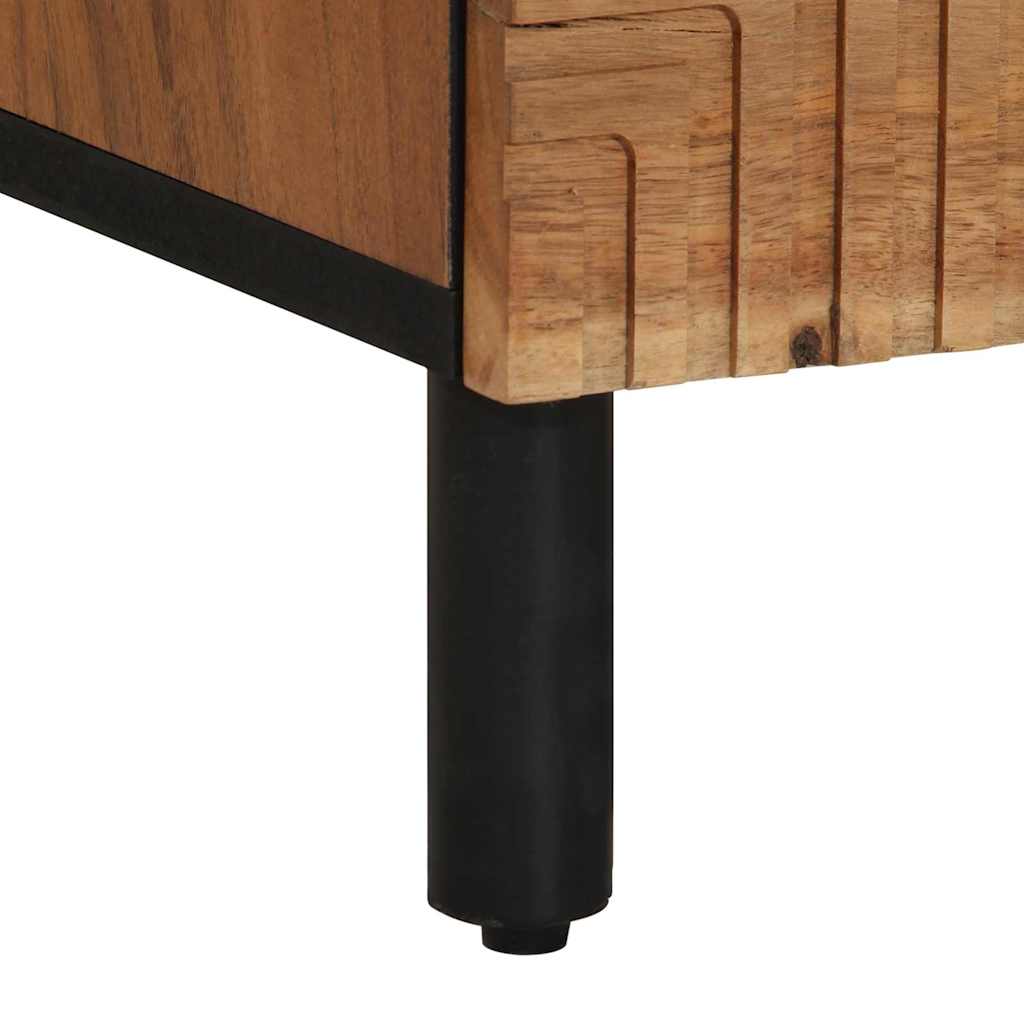 Sideboard with Shelf Brown 40 x 33 x 75 cm Solid Acacia wood