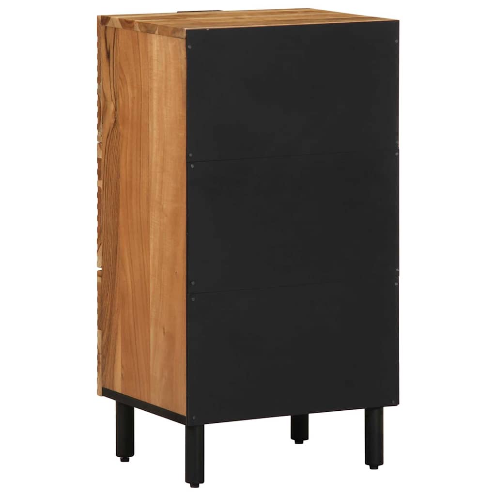 Sideboard with Shelf Brown 40 x 33 x 75 cm Solid Acacia wood