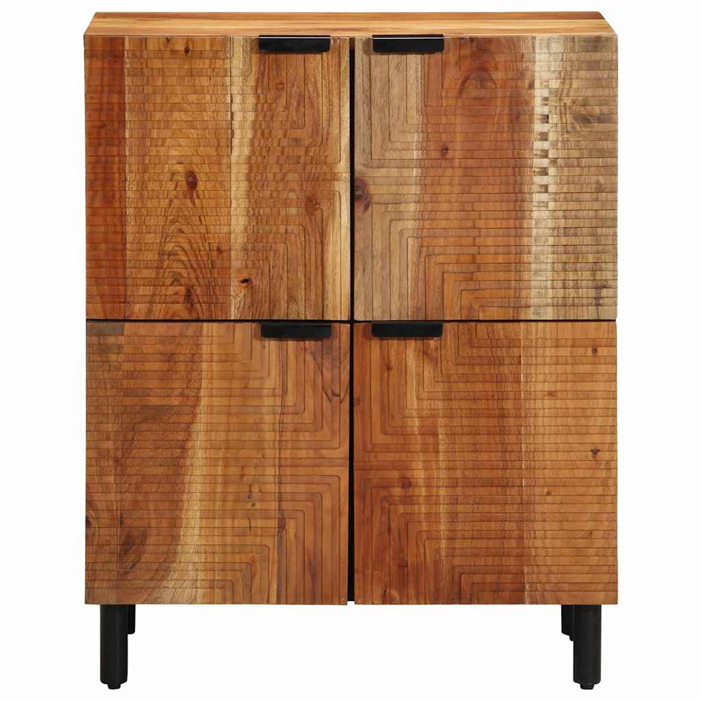 Sideboard with Shelf Brown 60 x 33 x 75 cm Solid Acacia wood