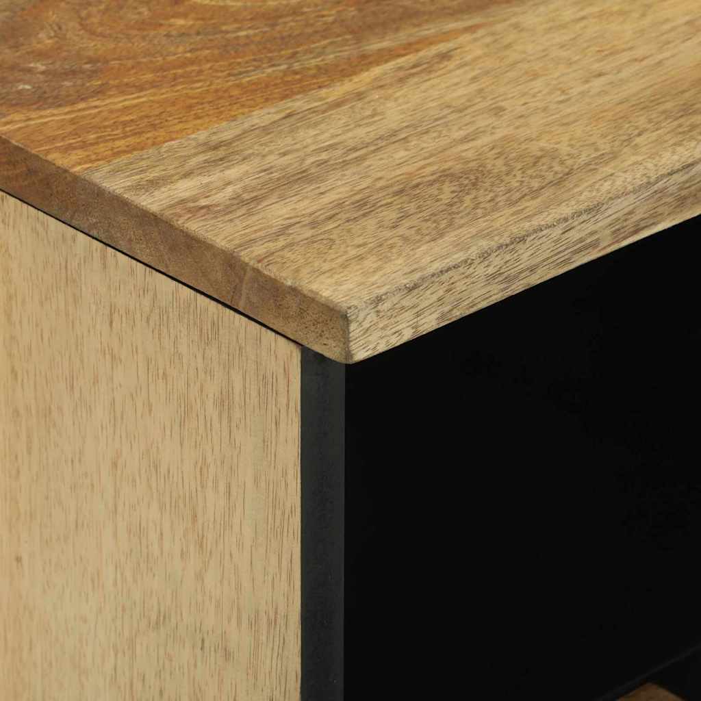 TV Cabinet with Drawer Brown 70 x 33 x 46 cm Solid mango wood