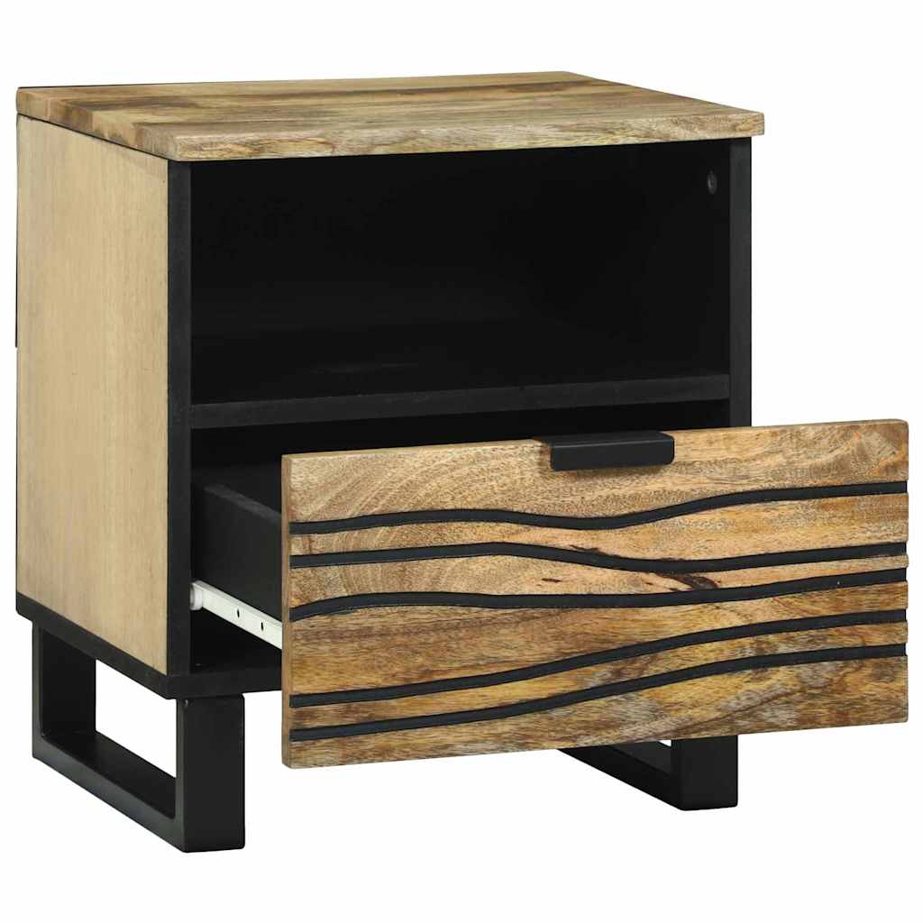 Bedside Cabinet Brown 40 x 33 x 46 cm Solid mango wood