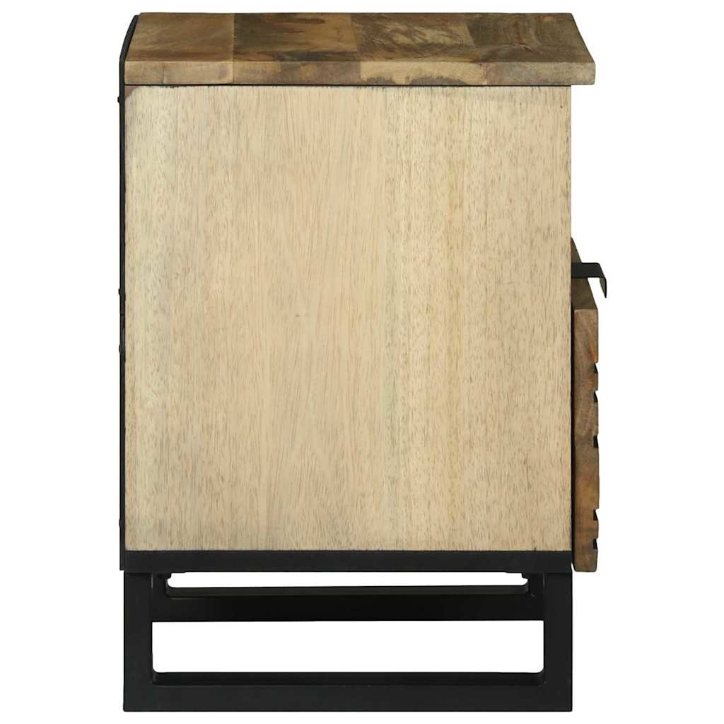 Bedside Cabinet Brown 40 x 33 x 46 cm Solid mango wood