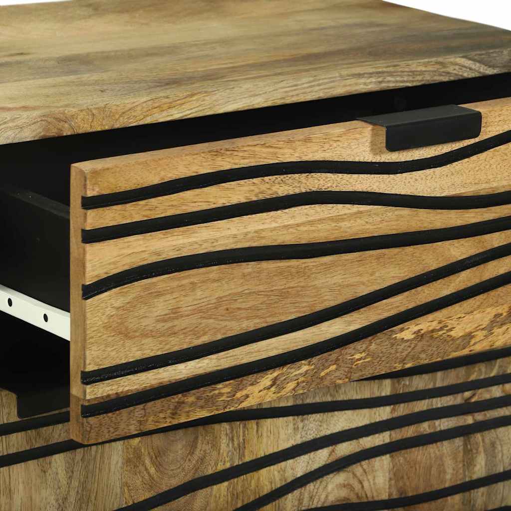 Bedside Cabinet Brown 50 x 33 x 60 cm Solid mango wood