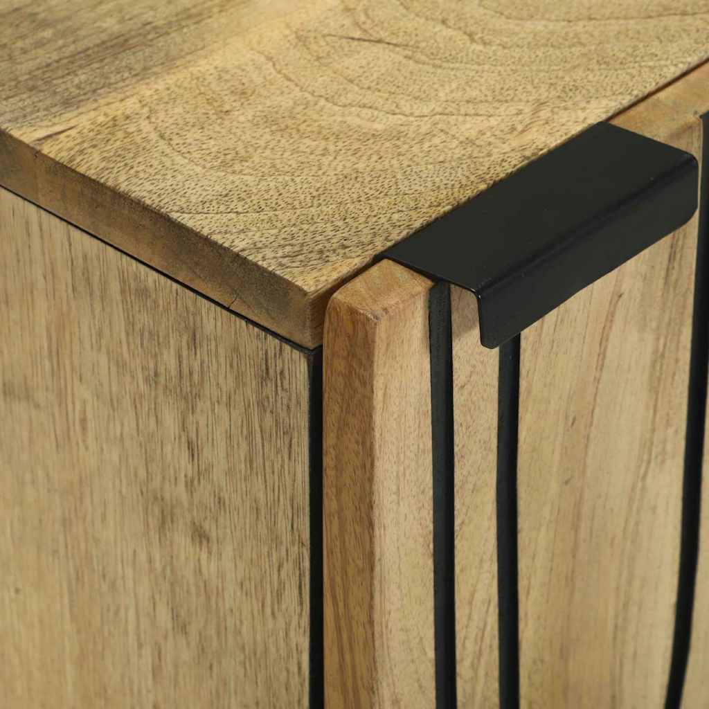 Sink Cabinet Brown and Black 38 x 33.5 x 48 cm Engineered wood