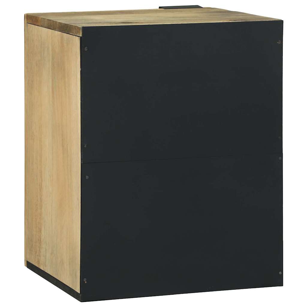 Sink Cabinet Brown and Black 38 x 33.5 x 48 cm Engineered wood
