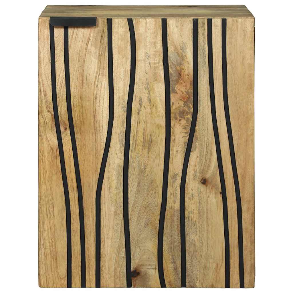 Sink Cabinet Brown and Black 38 x 33.5 x 48 cm Engineered wood