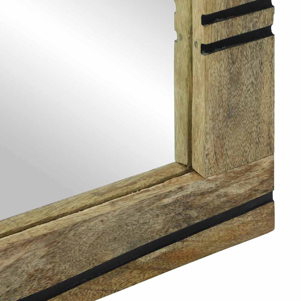 Bathroom Mirror with Mirror Brown 50 x 2.5 x 70 cm
