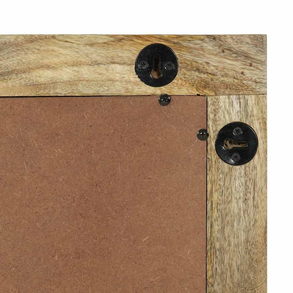 Bathroom Mirror with Mirror Brown 50 x 2.5 x 70 cm