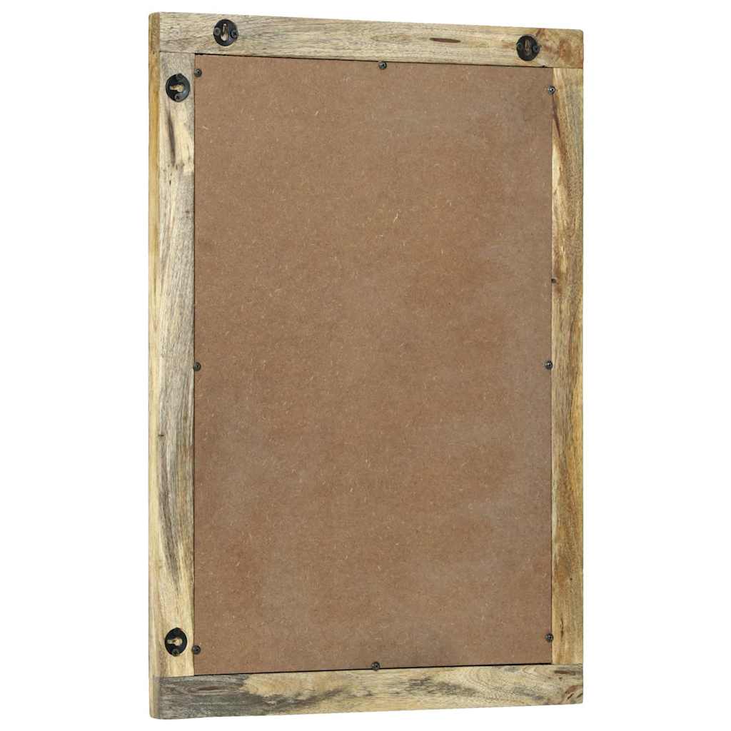 Bathroom Mirror with Mirror Brown 50 x 2.5 x 70 cm