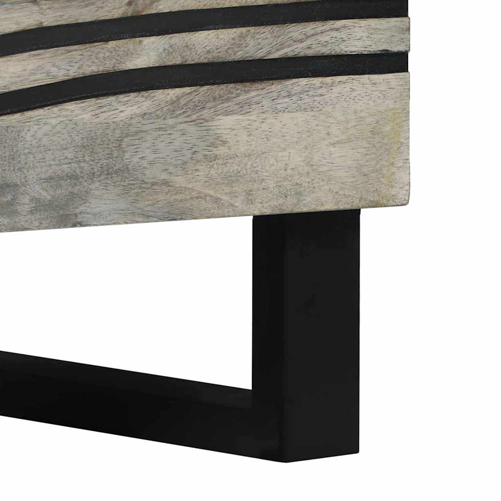 Bedside Cabinet with Drawer White and black 50 x 33 x 60 cm