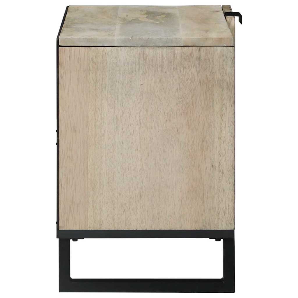 Media Storage Cabinets & Racks White and Black 80 x 33 x 46 cm
