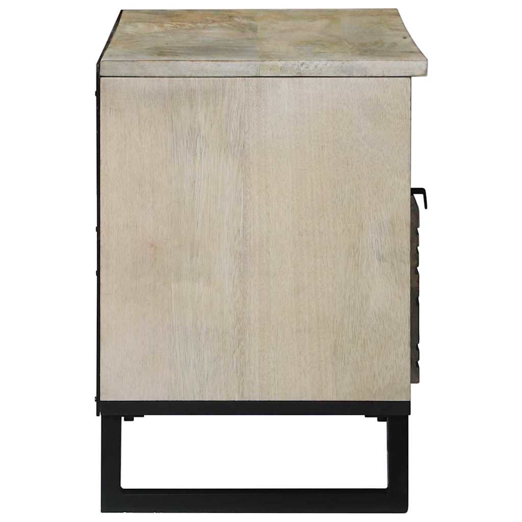 Media Storage Cabinets & Racks White and Black 105 x 33 x 46 cm