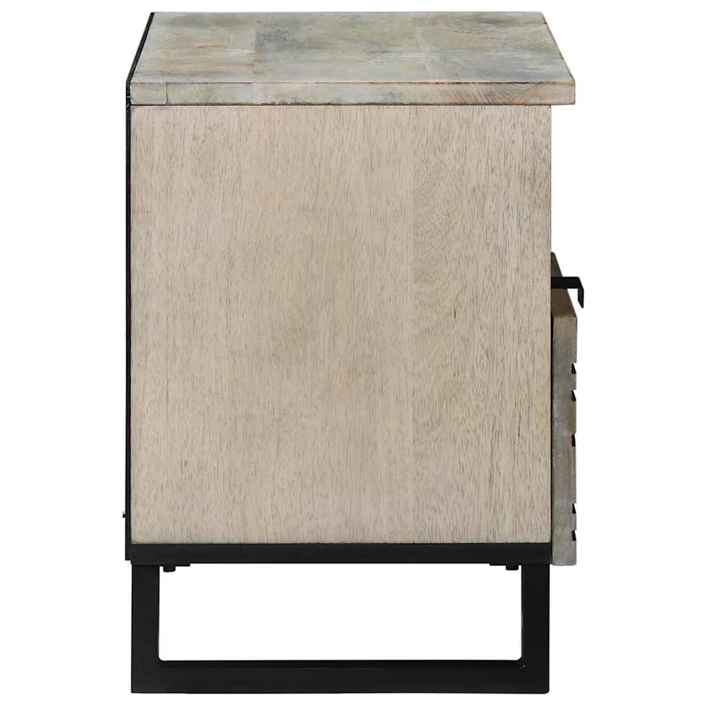 Media Storage Cabinets & Racks White and Black 80 x 33 x 46 cm