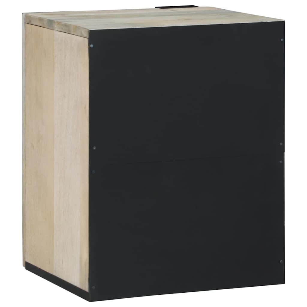 Sink cabinet with Shelf Brown and Black 38 x 33.5 x 48 cm