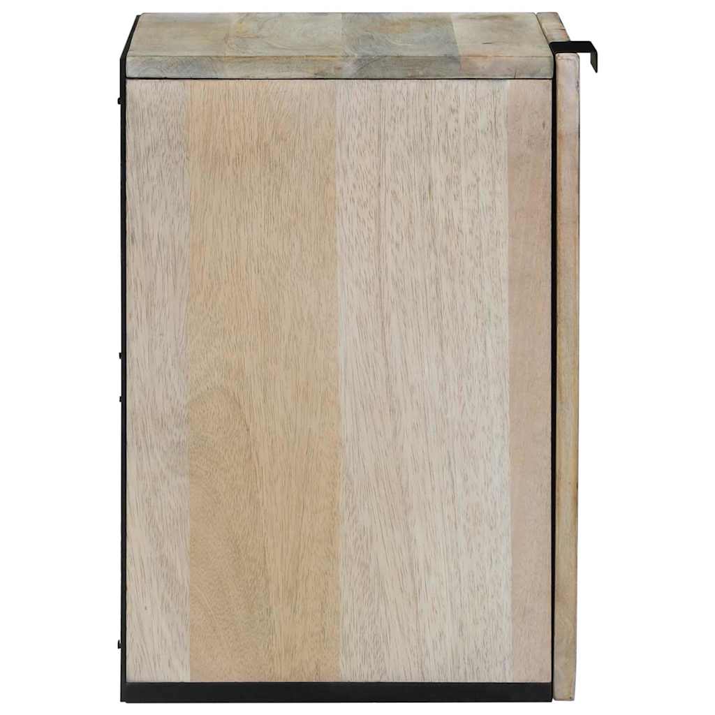 Sink cabinet with Shelf Brown and Black 38 x 33.5 x 48 cm