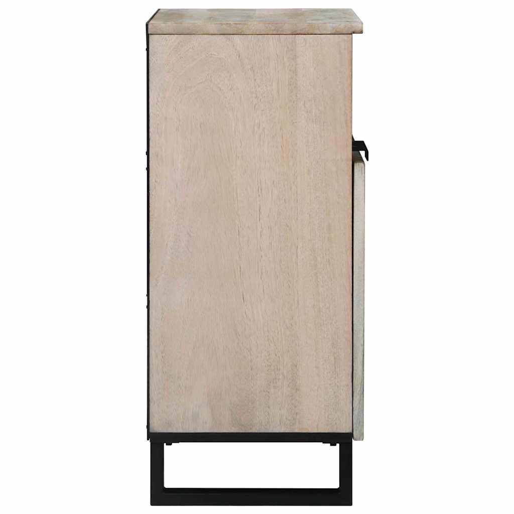 Media Storage Cabinets & Racks White and Black 60 x 33 x 75 cm